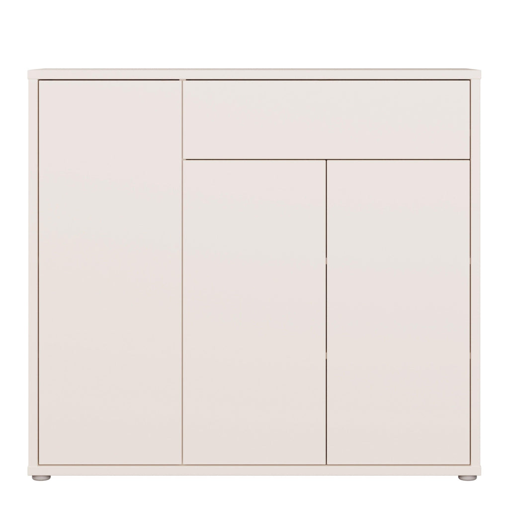 Alice Springs Shoe Cabinet with 3 Doors Push-to-Open & 1 Drawer Push-to-Open in Sand - image 2
