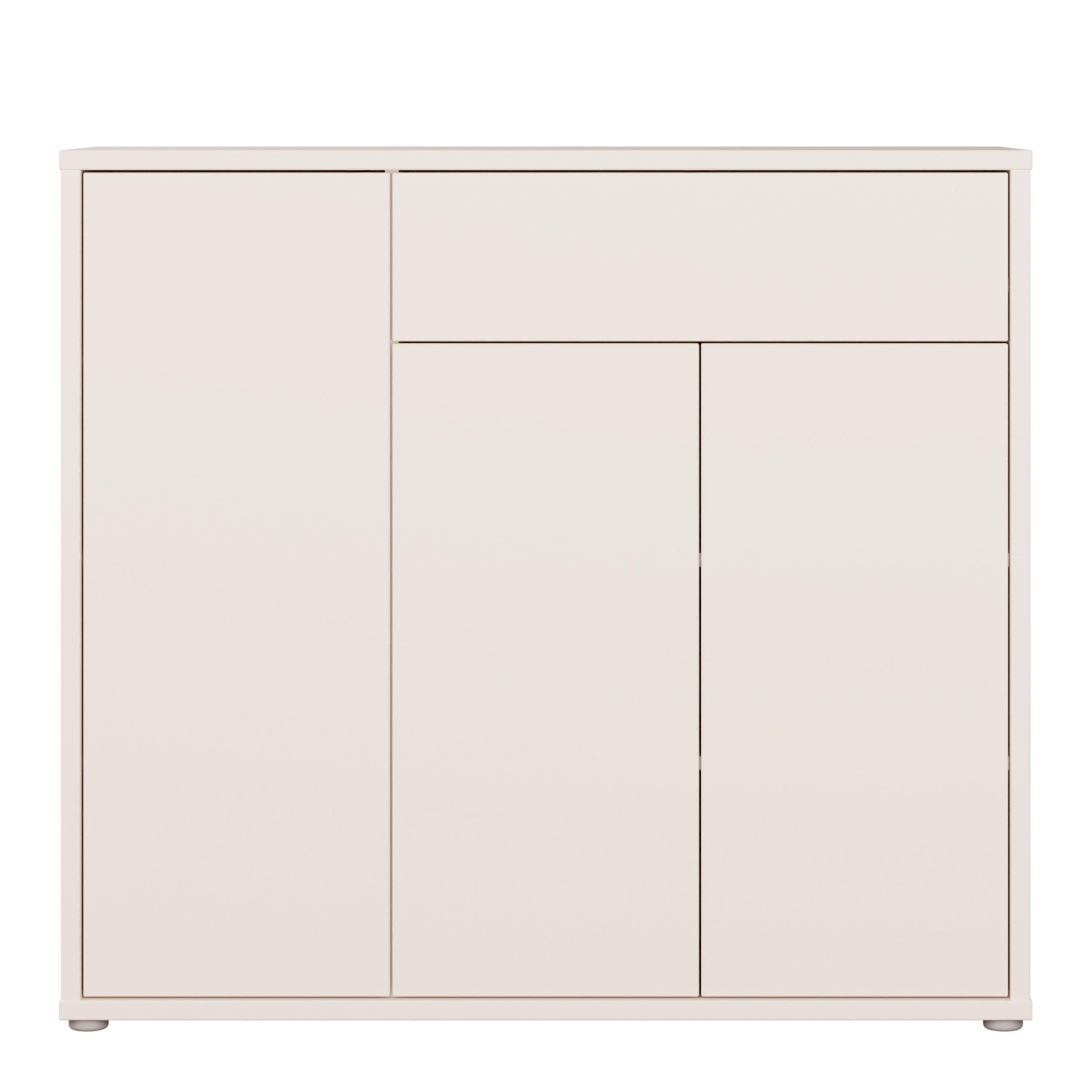 Alice Springs Shoe Cabinet with 3 Doors Push-to-Open & 1 Drawer Push-to-Open in Sand - image 2