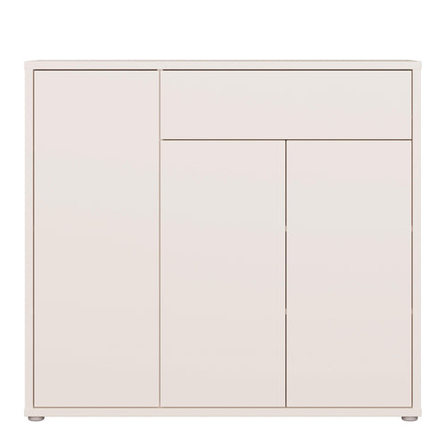 Alice Springs Shoe Cabinet with 3 Doors Push-to-Open & 1 Drawer Push-to-Open in Sand - image 2