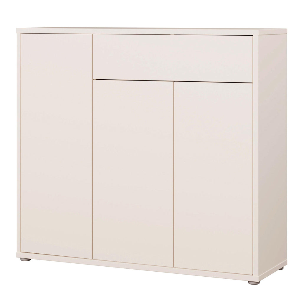 Alice Springs Shoe Cabinet with 3 Doors Push-to-Open & 1 Drawer Push-to-Open in Sand - image 4