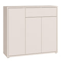 Alice Springs Sideboard with 3 Doors Push-to-Open & 1 Drawer Push-to-Open in Sand