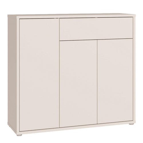 Alice Springs Sideboard with 3 Doors Push-to-Open & 1 Drawer Push-to-Open in Sand