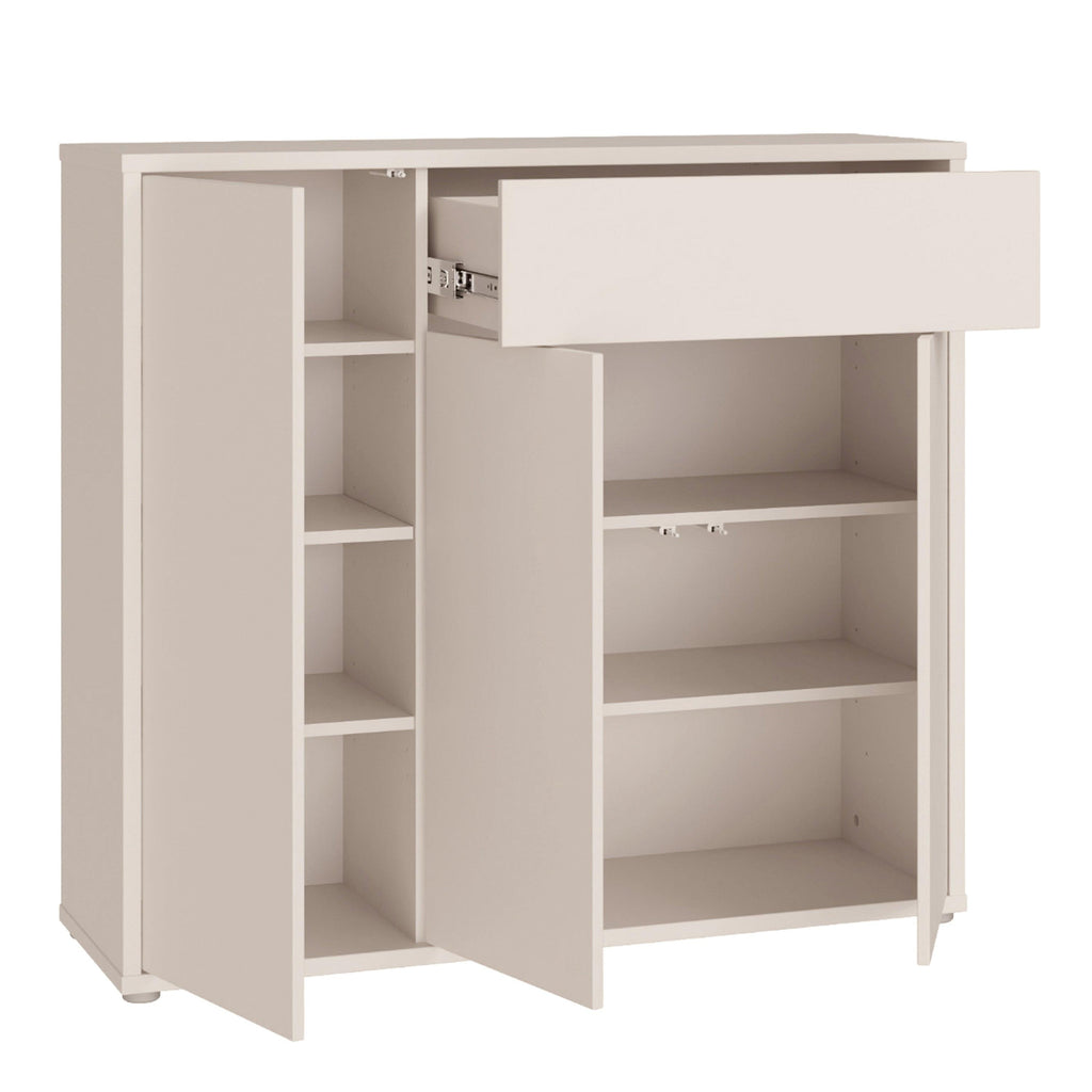 Alice Springs Sideboard with 3 Doors Push-to-Open & 1 Drawer Push-to-Open in Sand - image 4