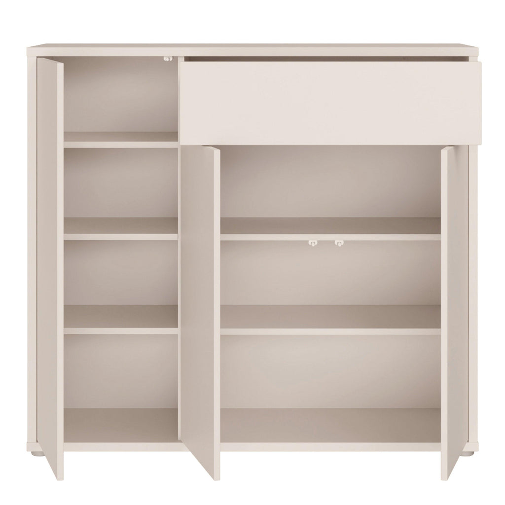 Alice Springs Sideboard with 3 Doors Push-to-Open & 1 Drawer Push-to-Open in Sand - image 5