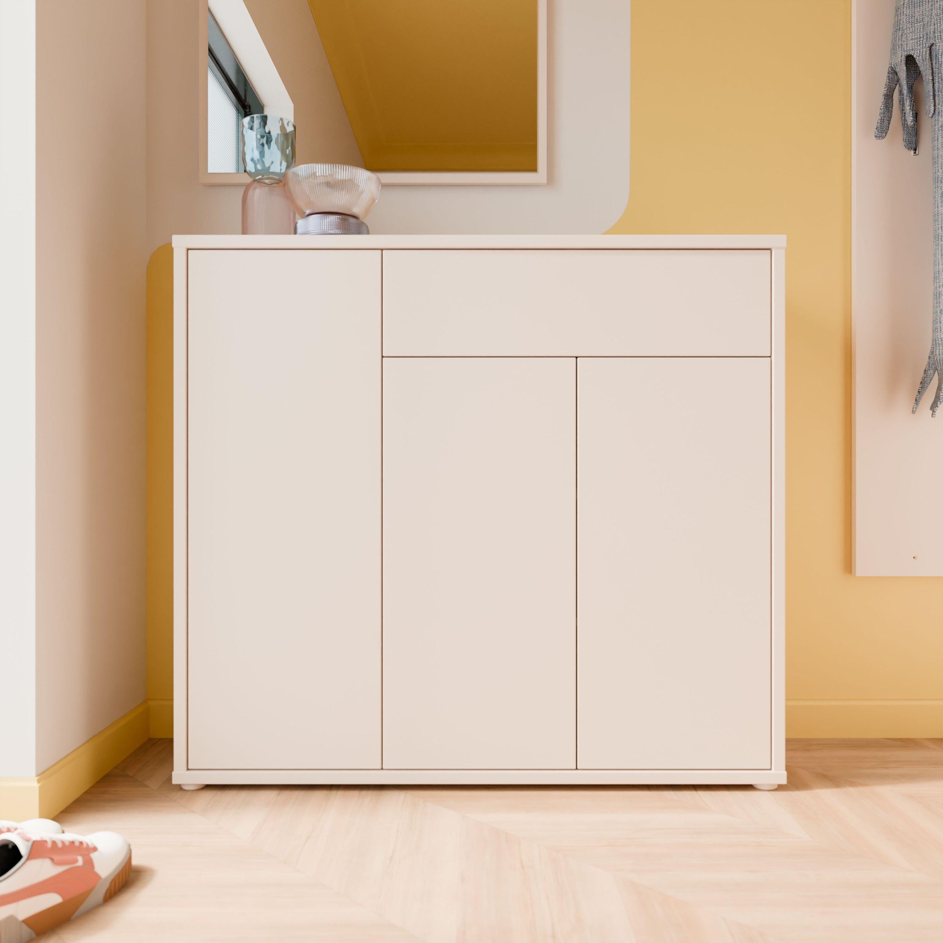 Alice Springs Sideboard with 3 Doors Push-to-Open & 1 Drawer Push-to-Open in Sand - image 6
