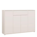 Alice Springs Shoe Cabinet with 4 Doors Push-to-Open & 1 Drawer Push-to-Open in Sand