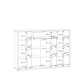 Alice Springs Shoe Cabinet with 4 Doors Push-to-Open & 1 Drawer Push-to-Open in Sand - image 3