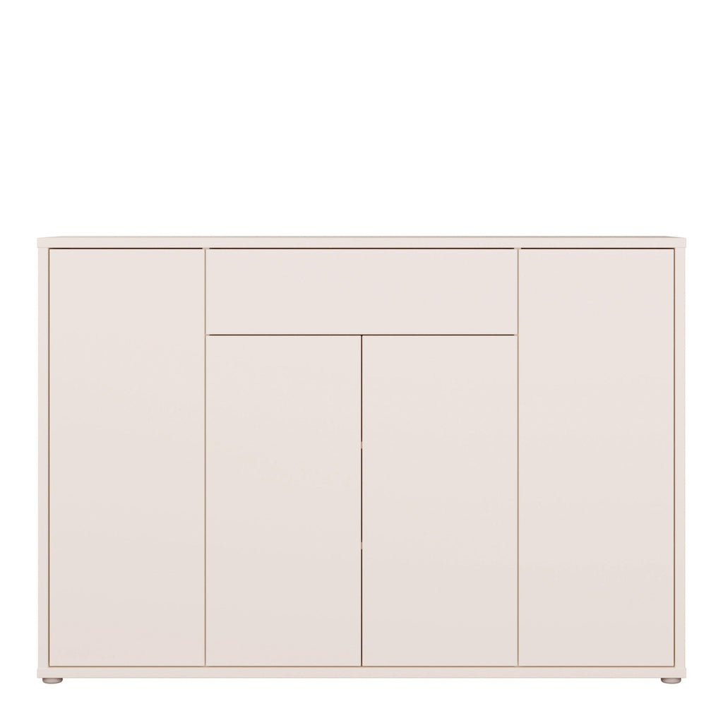 Alice Springs Shoe Cabinet with 4 Doors Push-to-Open & 1 Drawer Push-to-Open in Sand - image 2