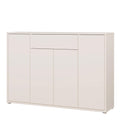 Alice Springs Shoe Cabinet with 4 Doors Push-to-Open & 1 Drawer Push-to-Open in Sand - image 4