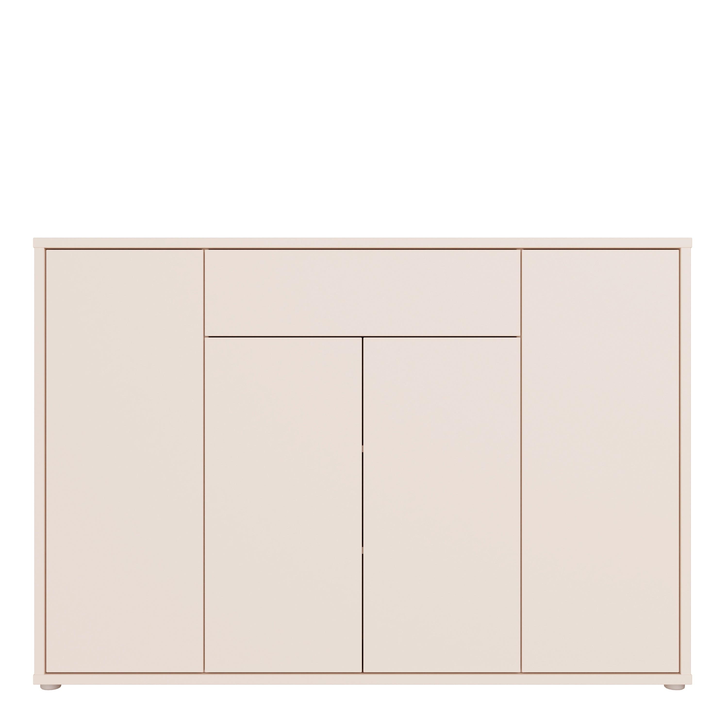 Alice Springs Sideboard with 4 Doors Push-to-Open & 1 Centralised Drawer Push-to-Open in Sand - image 2
