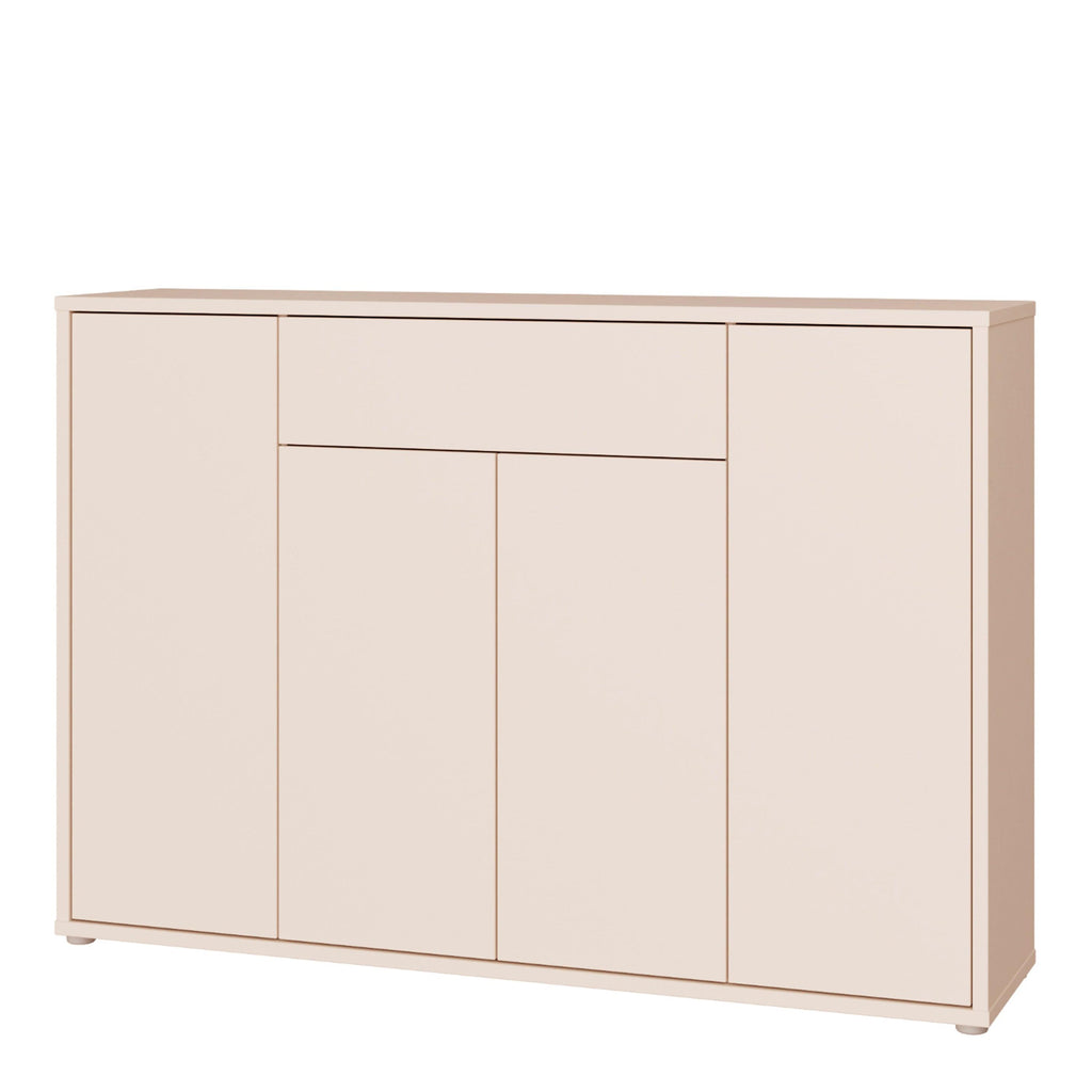 Alice Springs Sideboard with 4 Doors Push-to-Open & 1 Centralised Drawer Push-to-Open in Sand - image 3