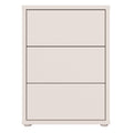 Alice Springs Bedside Cabinet with 3 Drawers Push-to-Open in Sand - image 2