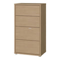 Alice Springs Tall 4 Drawer Chest with Push-to-Open Drawers in Elegancia Oak - image 3