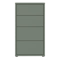 Alice Springs Tall 4 Drawer Chest with Push-to-Open Drawers in Sage Green - image 2