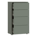 Alice Springs Tall 4 Drawer Chest with Push-to-Open Drawers in Sage Green - image 4