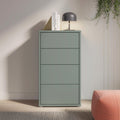 Alice Springs Tall 4 Drawer Chest with Push-to-Open Drawers in Sage Green - image 5
