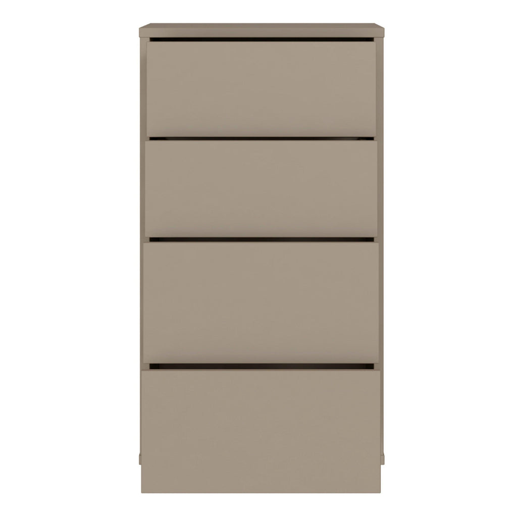 Alice Springs Tall 4 Drawer Chest with Push-to-Open Drawers in Taupe - image 5