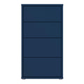Alice Springs Tall 4 Drawer Chest with Push-to-Open Drawers in Night Blue - image 2