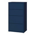 Alice Springs Tall 4 Drawer Chest with Push-to-Open Drawers in Night Blue - image 3