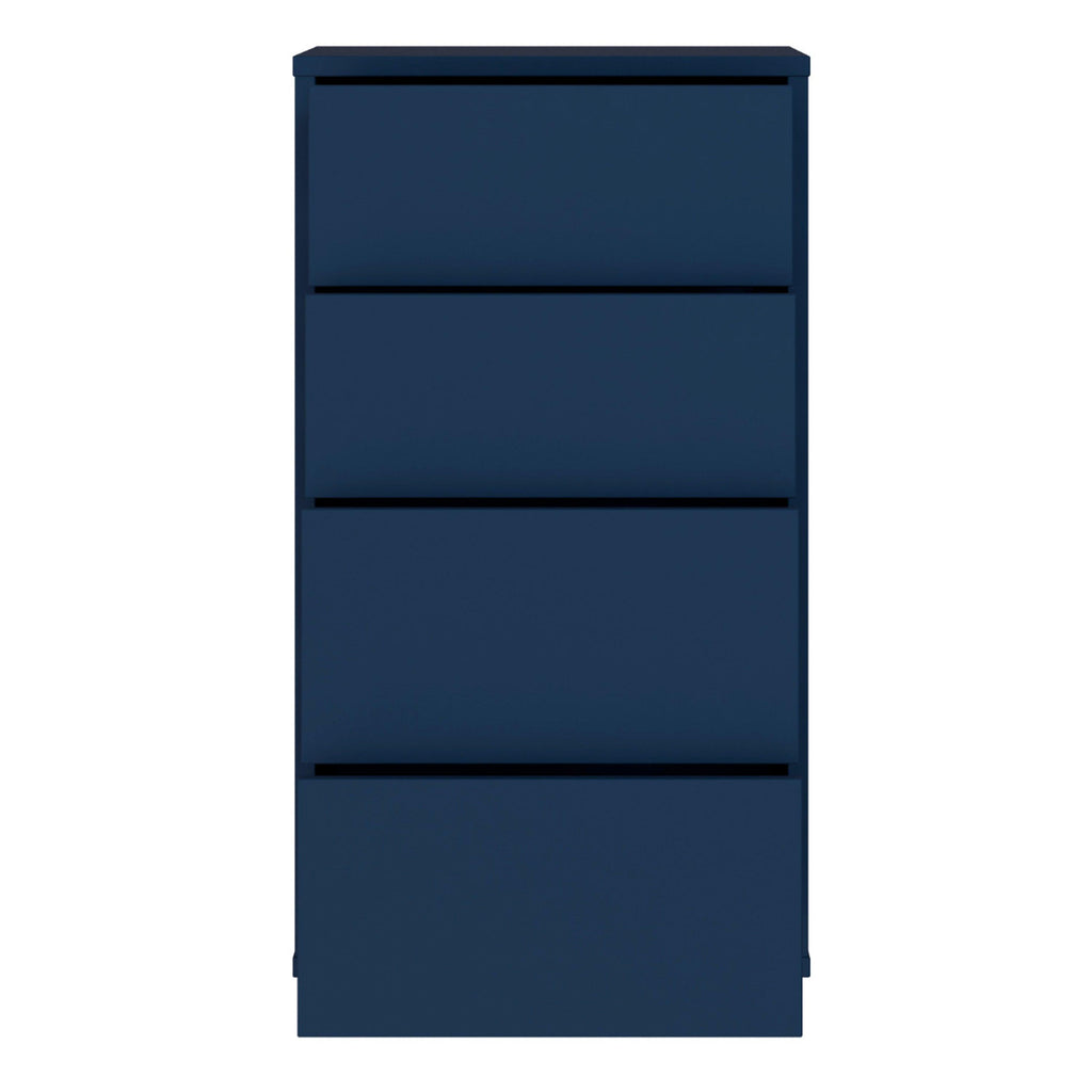 Alice Springs Tall 4 Drawer Chest with Push-to-Open Drawers in Night Blue - image 5