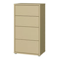 Alice Springs Tall 4 Drawer Chest with Push-to-Open Drawers in Butter Yellow - image 3