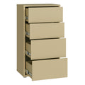 Alice Springs Tall 4 Drawer Chest with Push-to-Open Drawers in Butter Yellow - image 4