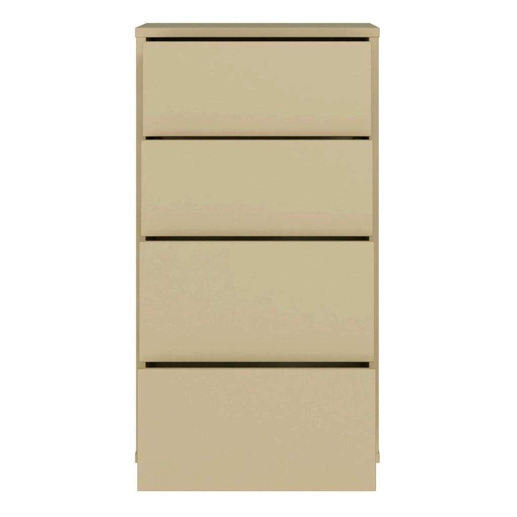 Alice Springs Tall 4 Drawer Chest with Push-to-Open Drawers in Butter Yellow - image 5