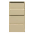 Alice Springs Tall 4 Drawer Chest with Push-to-Open Drawers in Butter Yellow - image 5