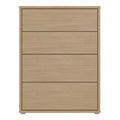 Alice Springs 4 Drawer Chest with Push-to-Open Drawers in Elegancia Oak and White - image 2