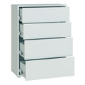 Alice Springs 4 Drawer Chest with Push-to-Open Drawers in Light Grey - image 4