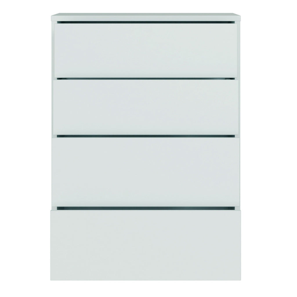 Alice Springs 4 Drawer Chest with Push-to-Open Drawers in Light Grey - image 5