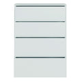 Alice Springs 4 Drawer Chest with Push-to-Open Drawers in Light Grey - image 5