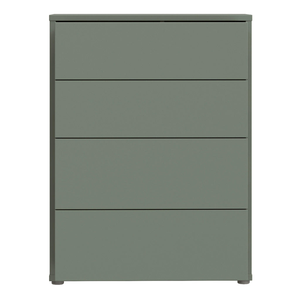 Alice Springs 4 Drawer Chest with Push-to-Open Drawers in Sage Green - image 2