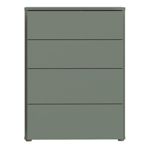 Alice Springs 4 Drawer Chest with Push-to-Open Drawers in Sage Green - image 2