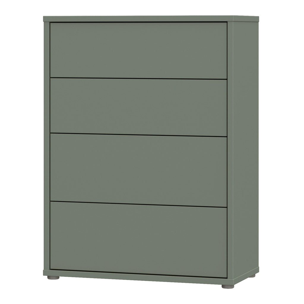 Alice Springs 4 Drawer Chest with Push-to-Open Drawers in Sage Green - image 3