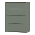 Alice Springs 4 Drawer Chest with Push-to-Open Drawers in Sage Green - image 3