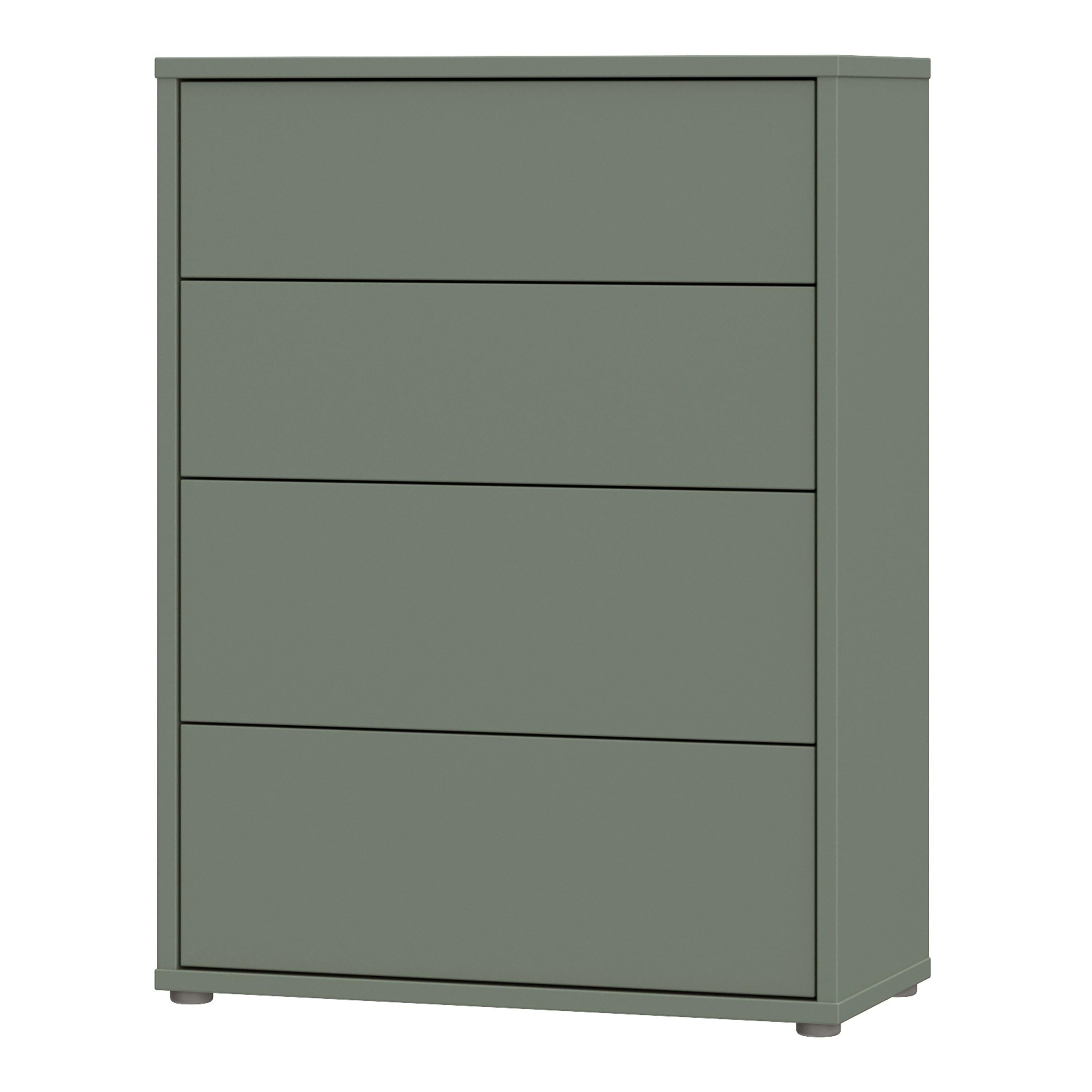Alice Springs 4 Drawer Chest with Push-to-Open Drawers in Sage Green - image 3