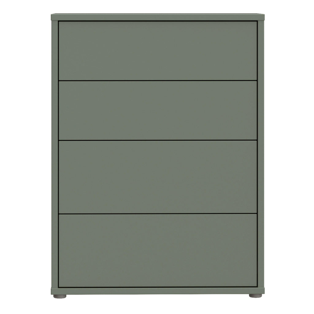 Alice Springs 4 Drawer Chest with Push-to-Open Drawers in Sage Green - image 5