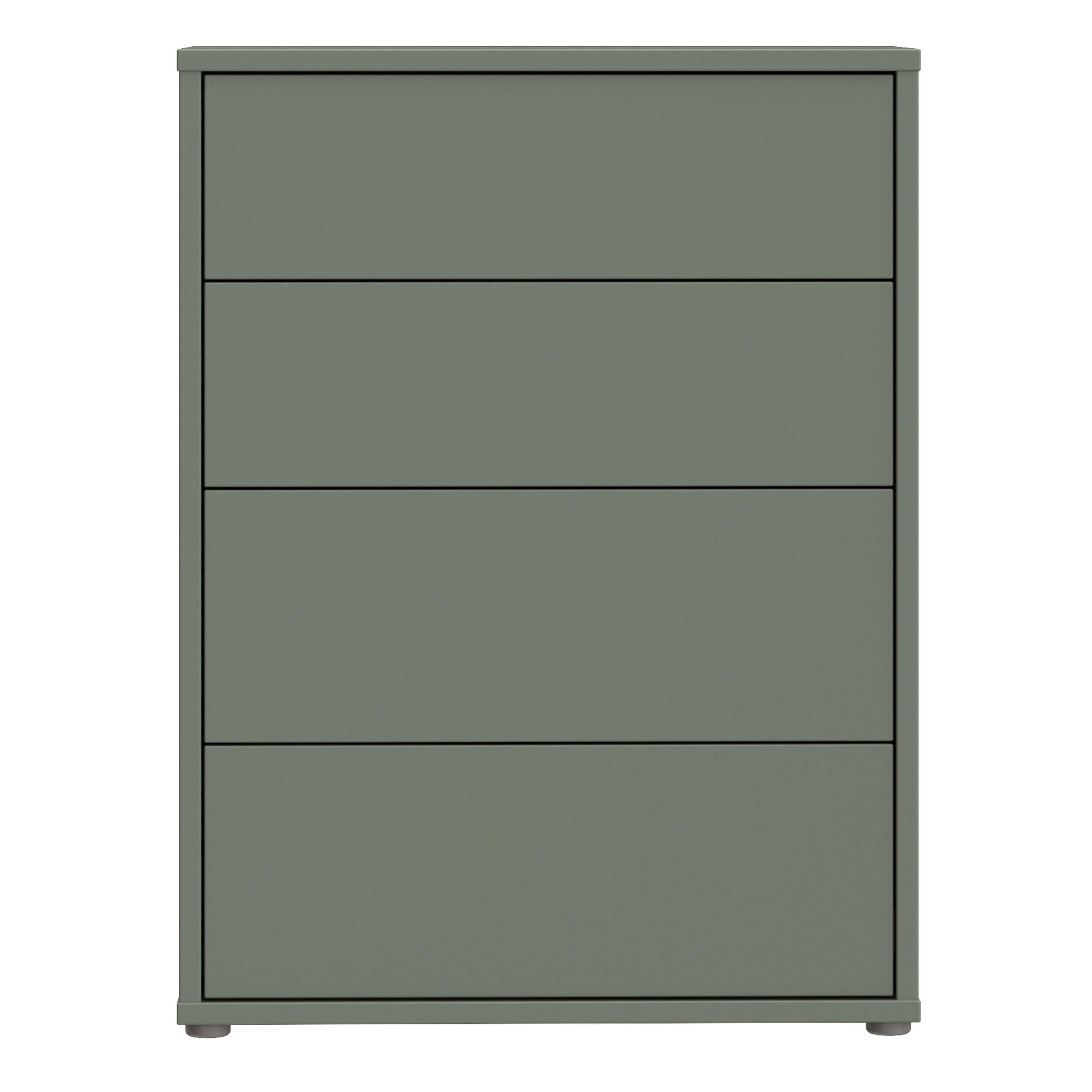 Alice Springs 4 Drawer Chest with Push-to-Open Drawers in Sage Green - image 5