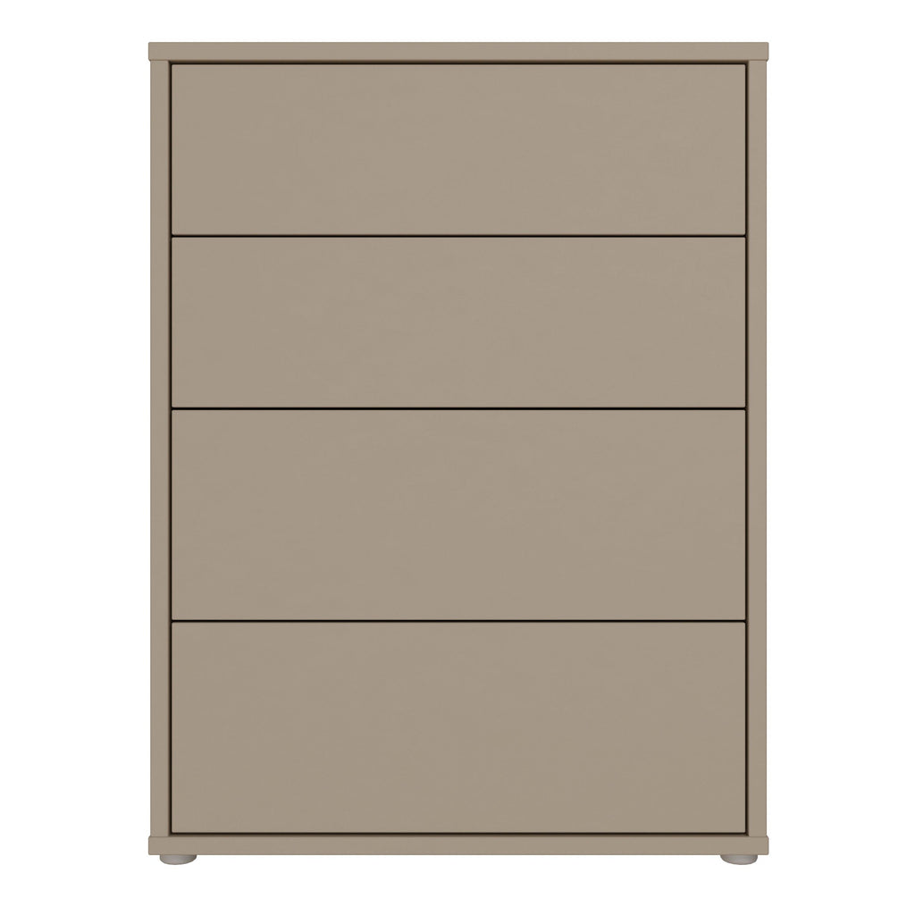 Alice Springs 4 Drawer Chest with Push-to-Open Drawers in Taupe - image 2