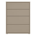 Alice Springs 4 Drawer Chest with Push-to-Open Drawers in Taupe - image 2