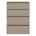 Alice Springs 4 Drawer Chest with Push-to-Open Drawers in Taupe - image 5