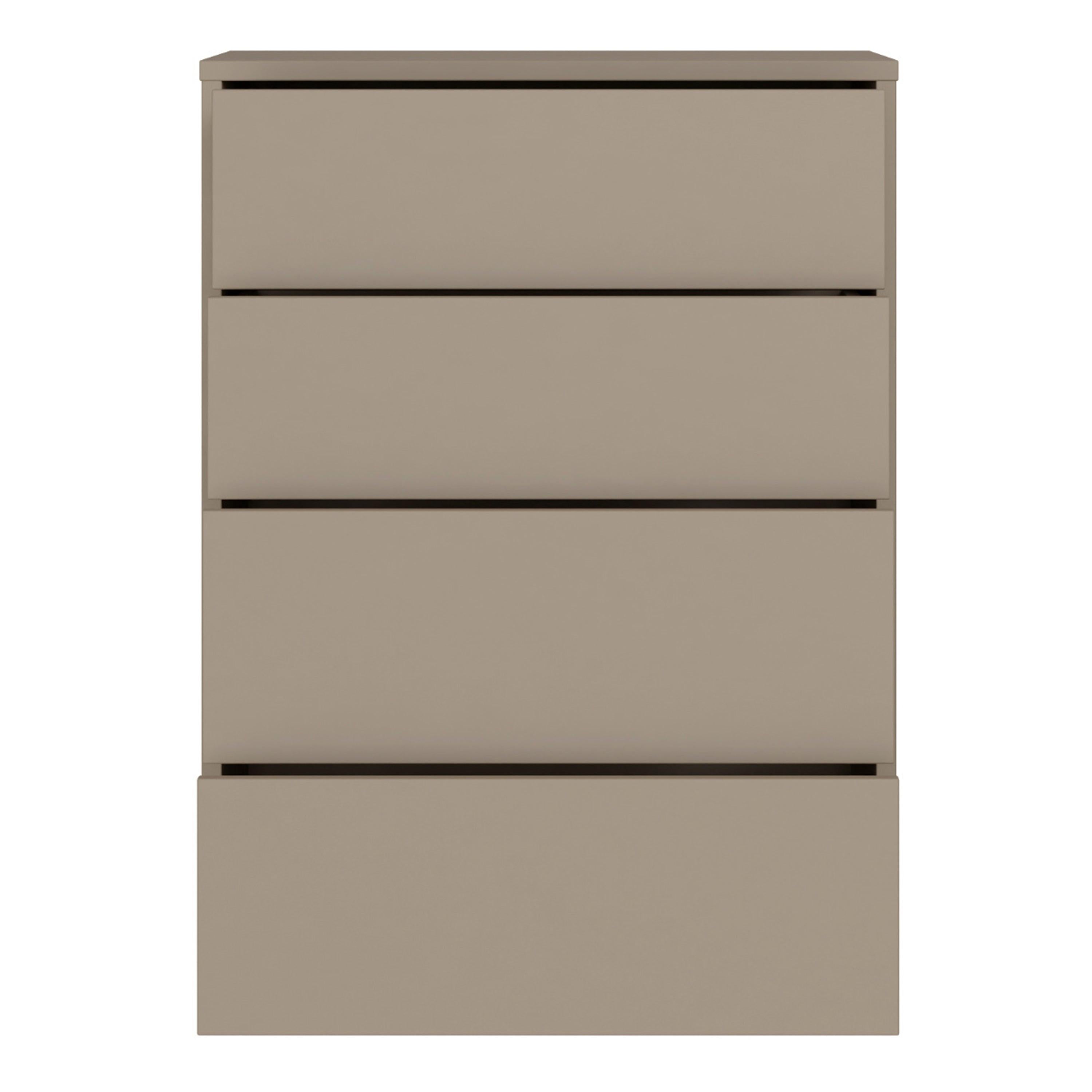 Alice Springs 4 Drawer Chest with Push-to-Open Drawers in Taupe - image 5