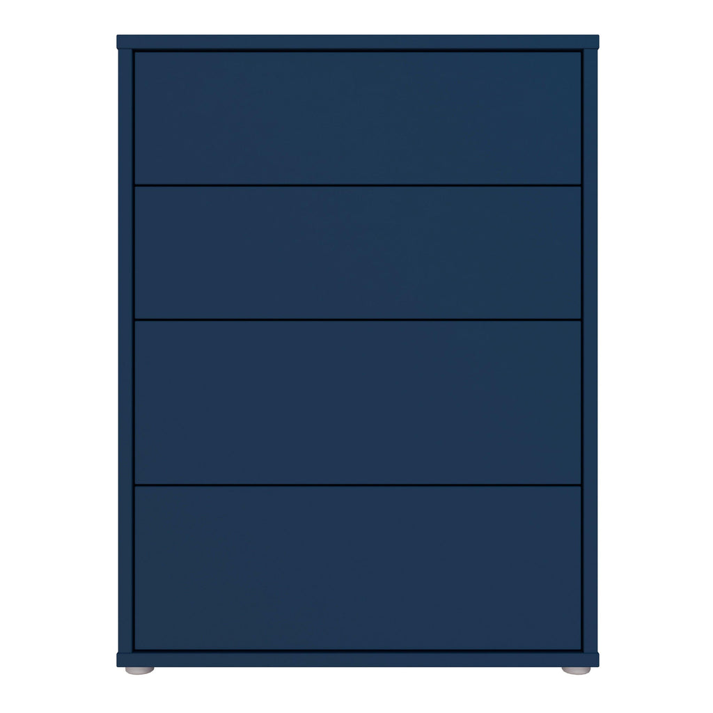 Alice Springs 4 Drawer Chest with Push-to-Open Drawers in Night Blue - image 2