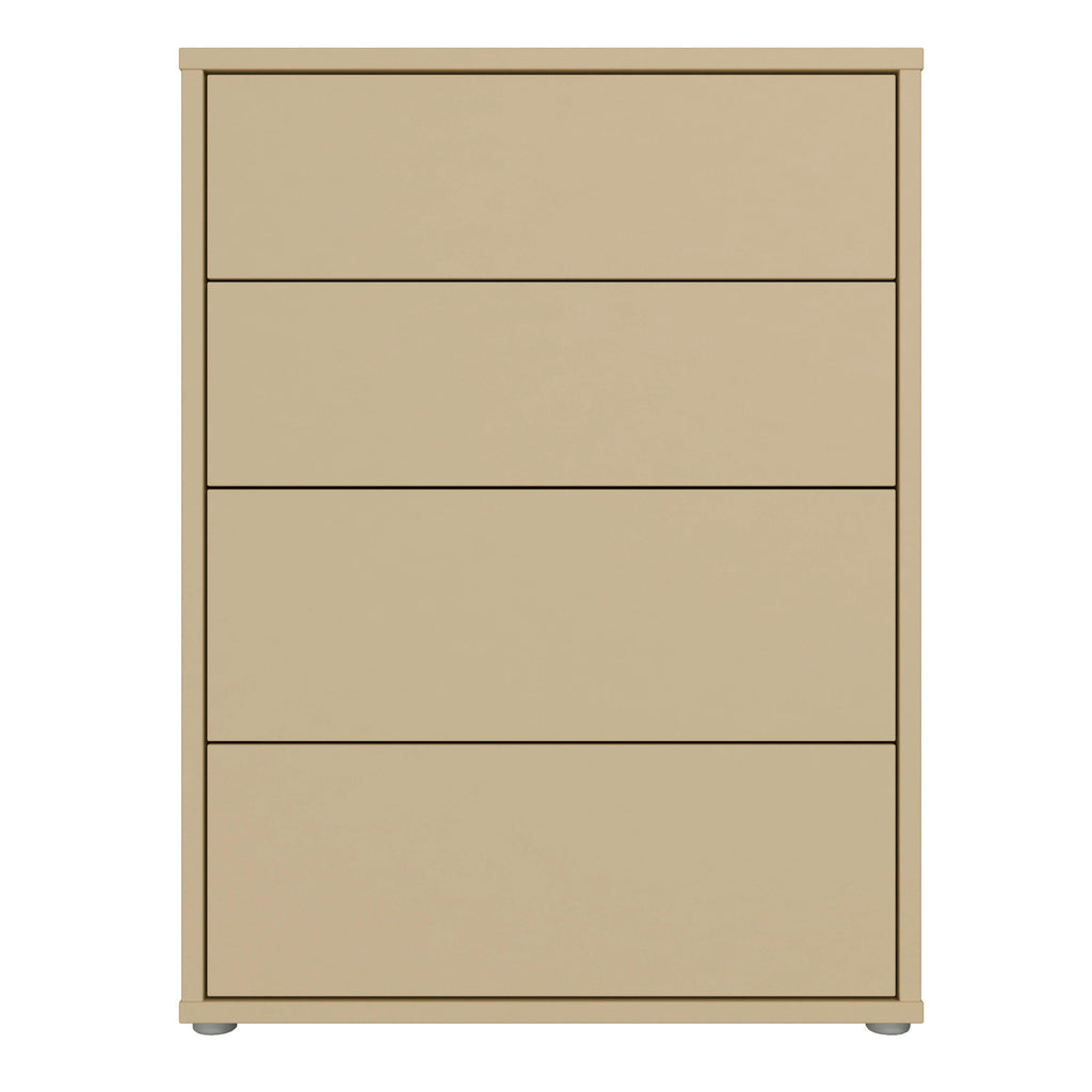 Alice Springs 4 Drawer Chest with Push-to-Open Drawers in Butter Yellow - image 2
