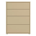Alice Springs 4 Drawer Chest with Push-to-Open Drawers in Butter Yellow - image 2