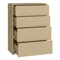 Alice Springs 4 Drawer Chest with Push-to-Open Drawers in Butter Yellow - image 4