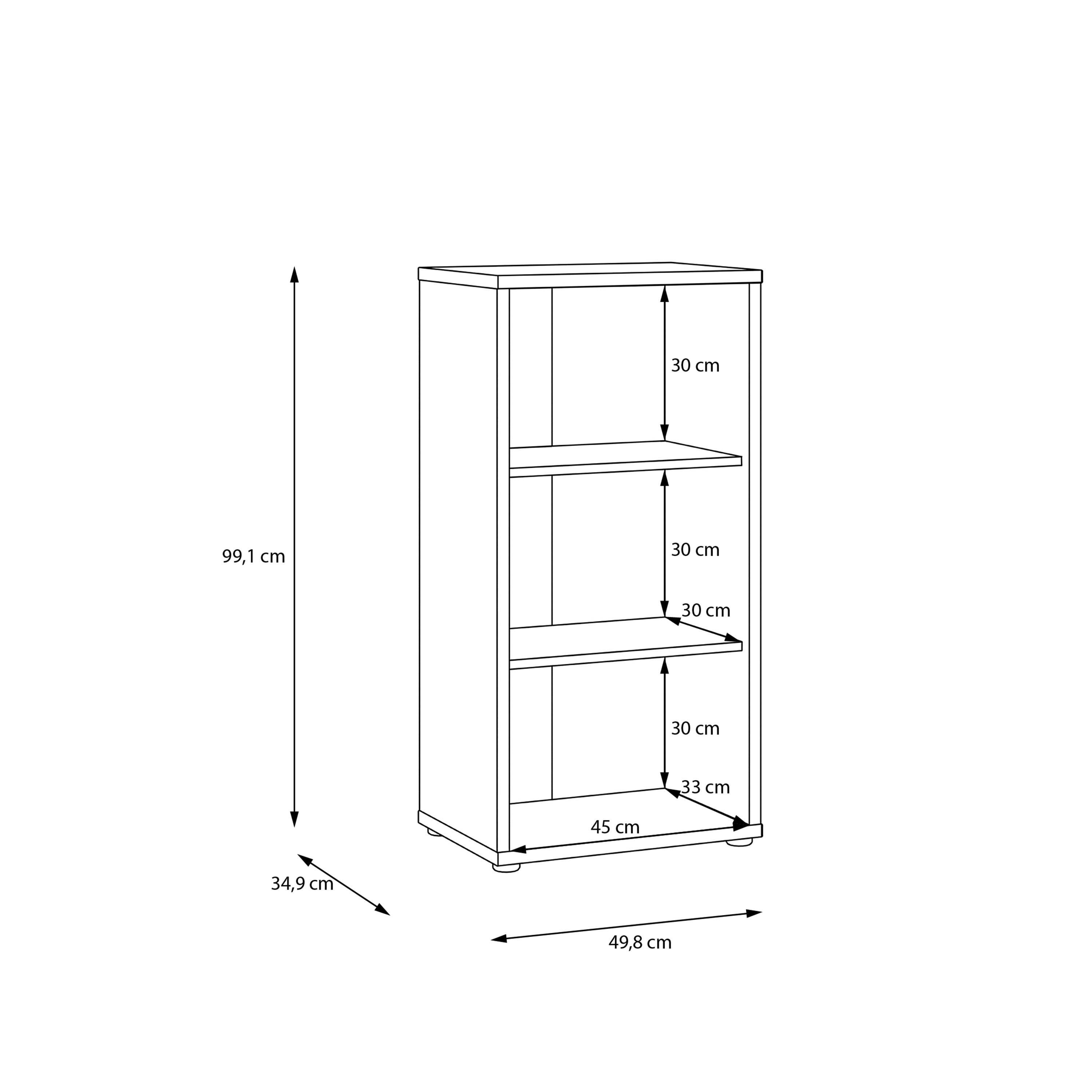 Alice Springs 1 Door Cupboard with Push-to-Open Door in Sand - image 8
