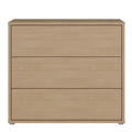 Alice Springs 3 Drawer Chest with Push-to-Open Drawers in Elegancia Oak - image 2