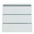 Alice Springs 3 Drawer Chest with Push-to-Open Drawers in Light Grey - image 5